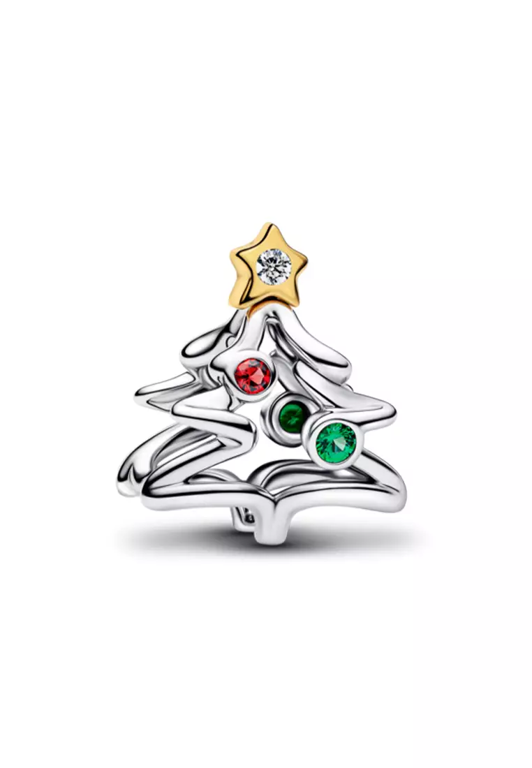 Pandora 14K Gold Plated Christmas Tree Charm