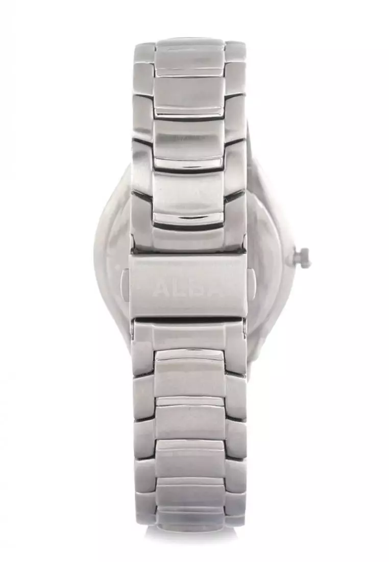 Jam Tangan Wanita Alba Original Garansi Resmi Strap Stainless Steel Silver AVKC51 AVKC51X1 Silver