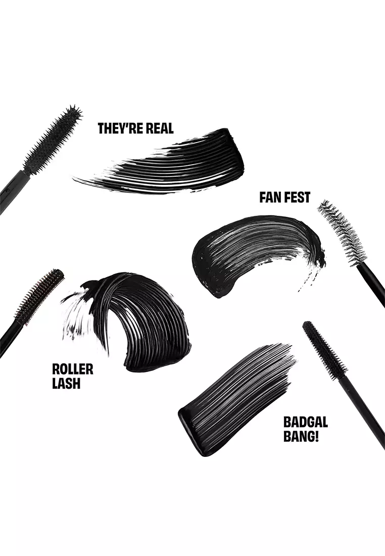 NEW! Benefit - Lil Lash Icons - BADgal BANG! mascara mini, Fan Fest mascara mini, They’re Real! mascara mini, Roller Lash mascara mini, The POREfessional Get Unblocked individual sample