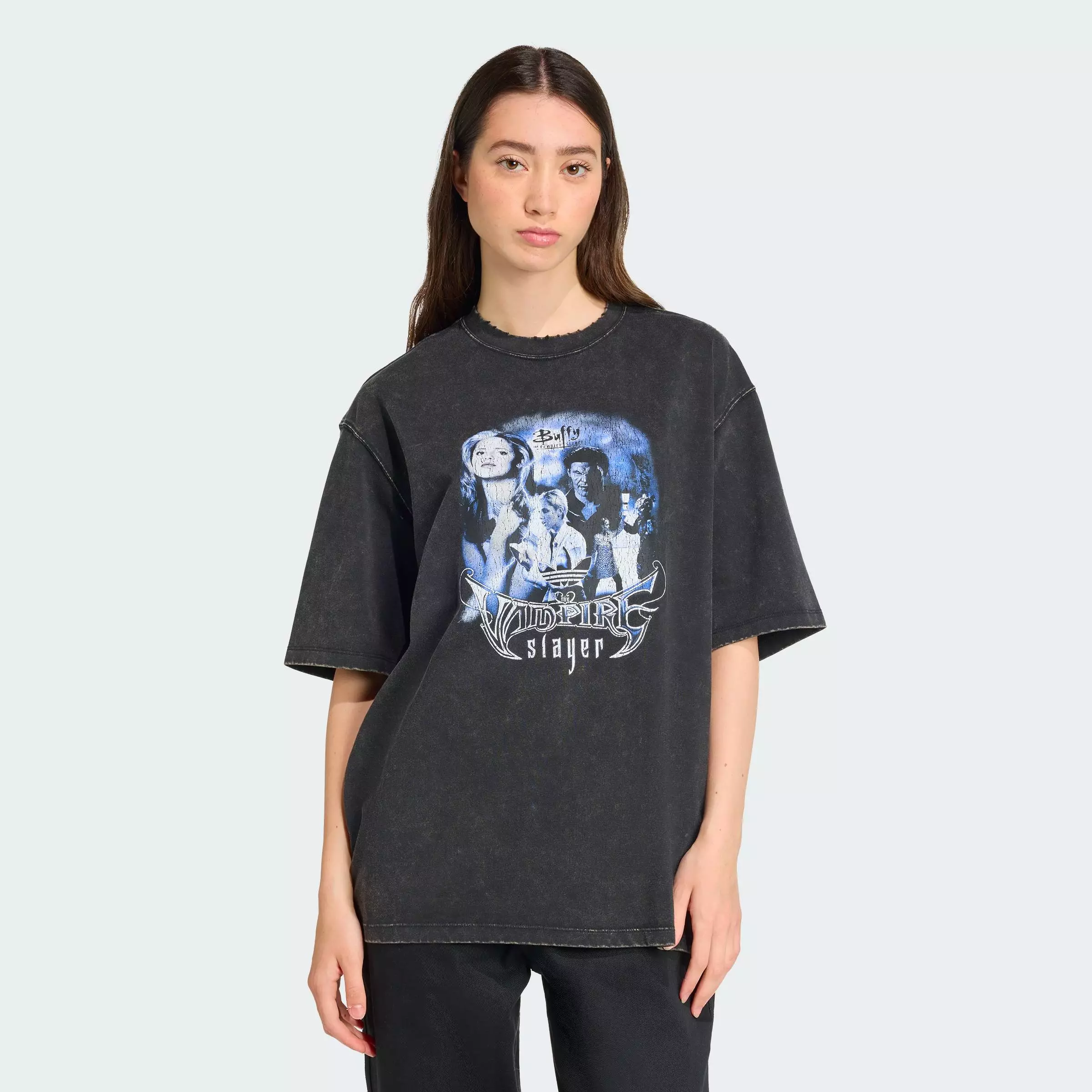 Lifestyle 20th Century Fox Disney Tee Oversized Women Black JW0154