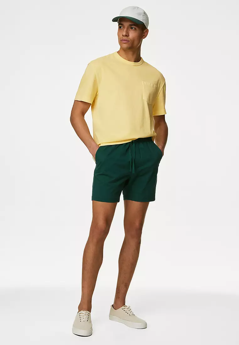 Pure Cotton Crew Neck T-Shirt