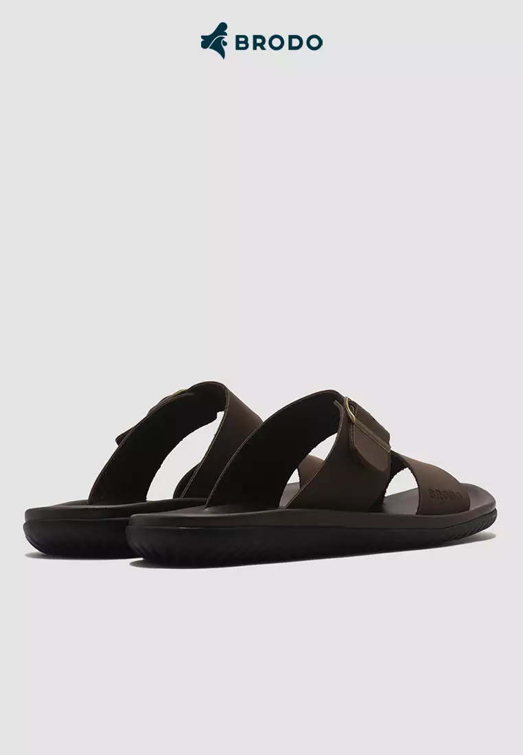 BRODO - Sandal Santoni Brown BS
