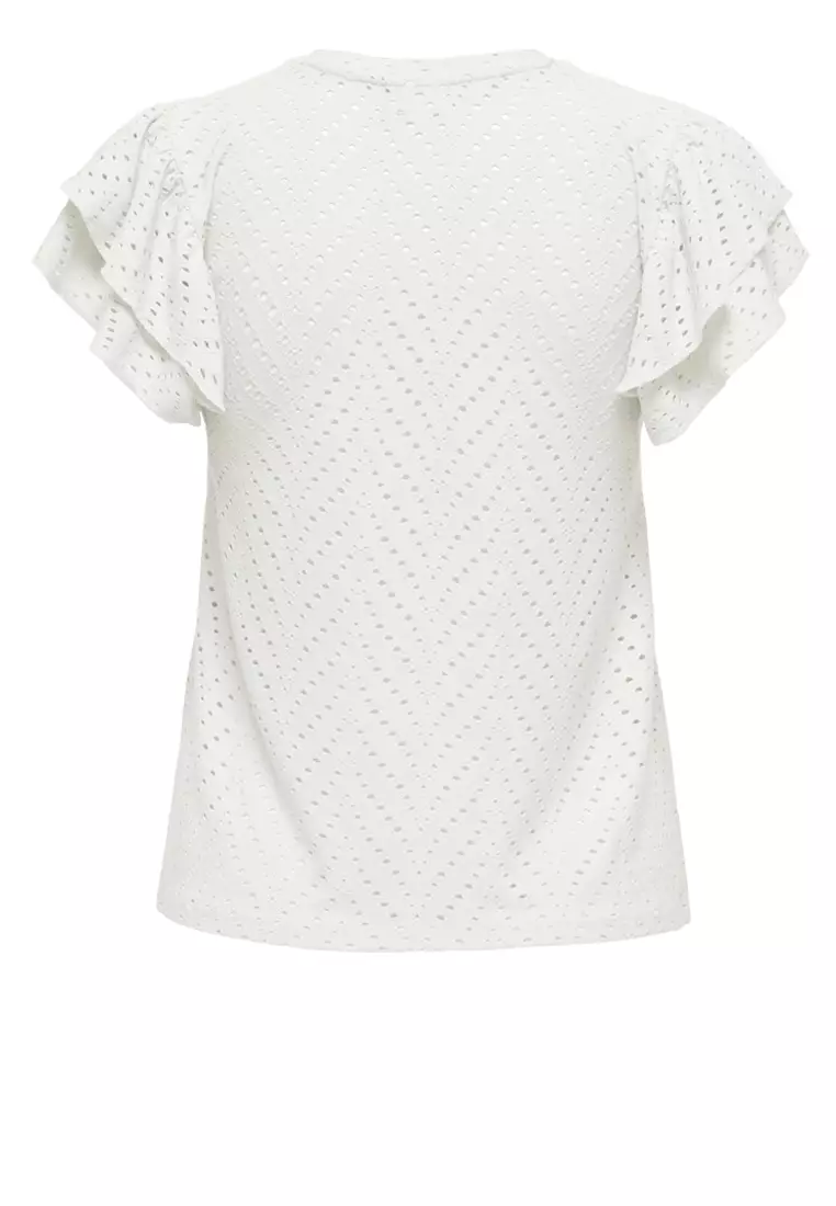 Sleeveless Frill Top