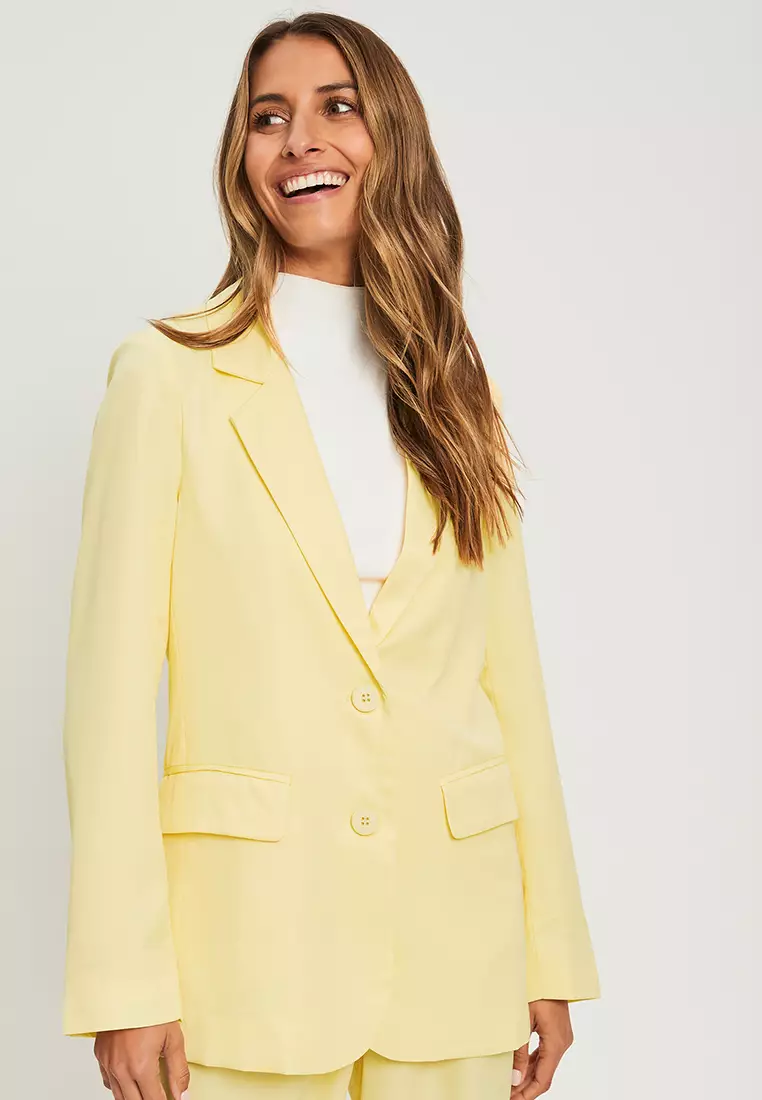 Cheap top yellow blazer