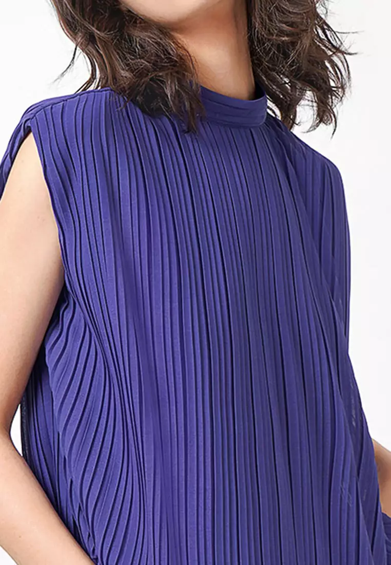 Oversized Pleated Top