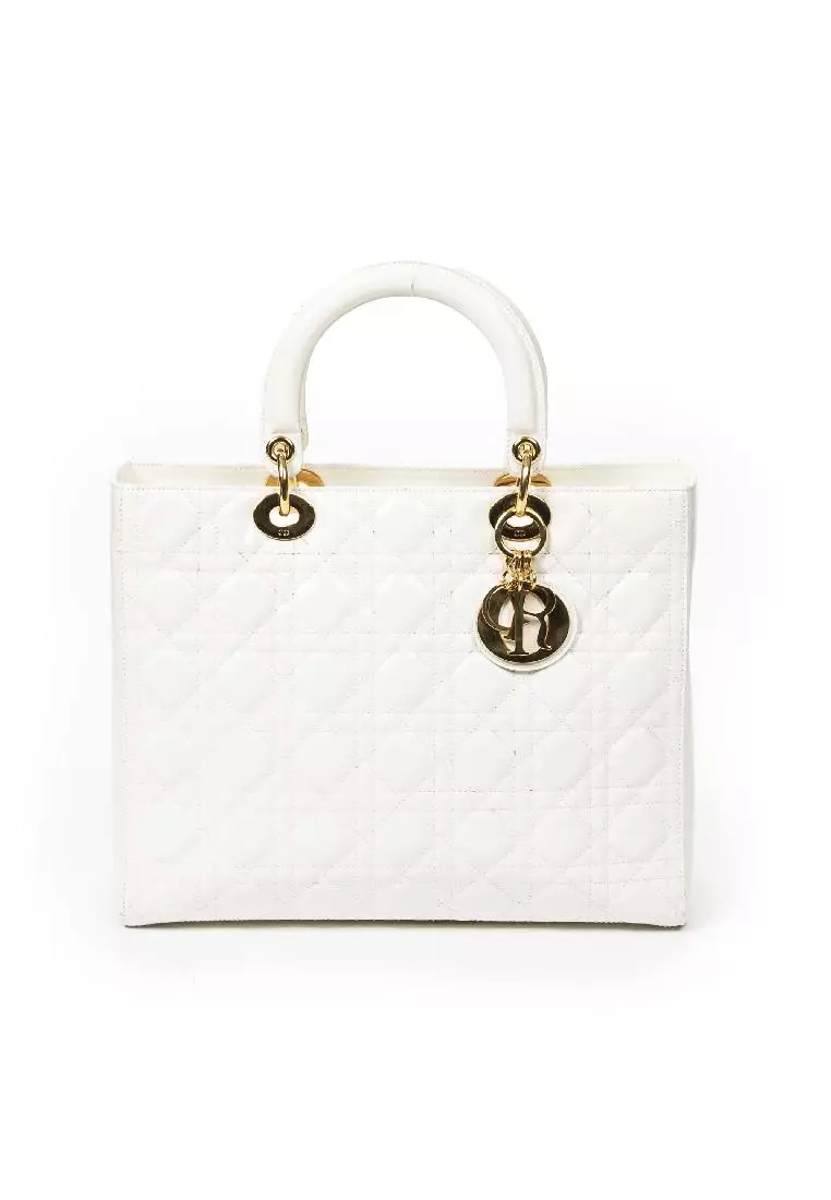 Buy Dior Pre loved Large Lady Dior 2024 Online ZALORA Singapore