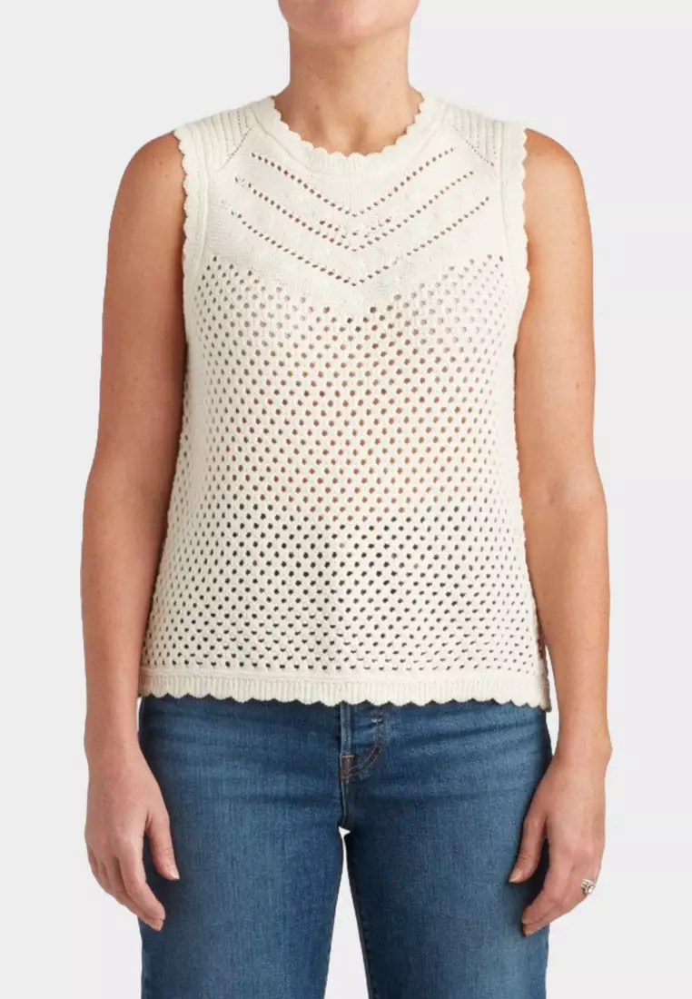 Women's Adrienne Crochet Tank 0040R-0000