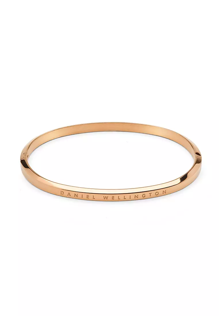 Classic Bangle Rose Gold Unisex Bangle for women and men stainless steel crystal Bracelet DW Official Authentic Original