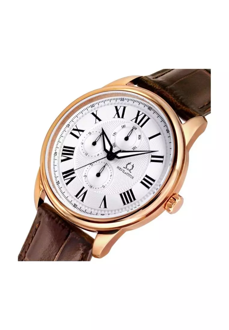 Buy Solvil et Titus Classicist Men Multi Function Quartz in Silver