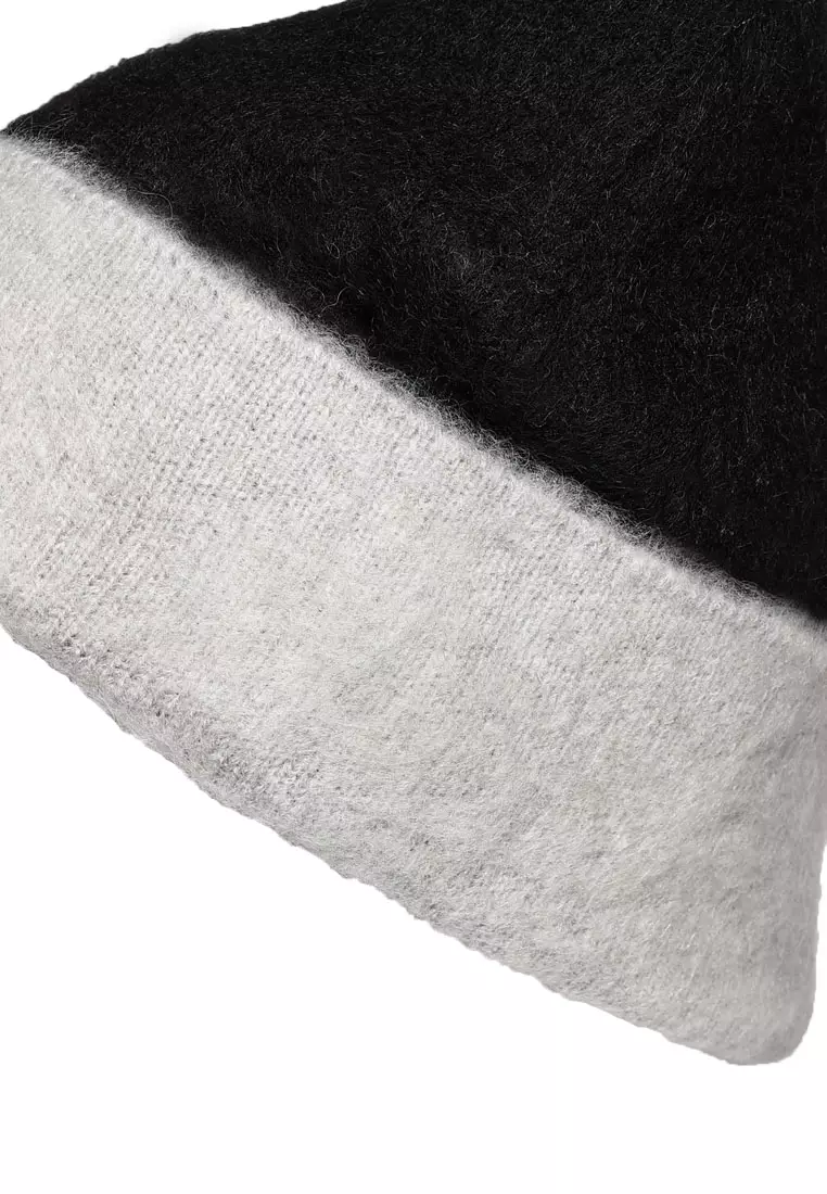 Black Two-Toned Beanie