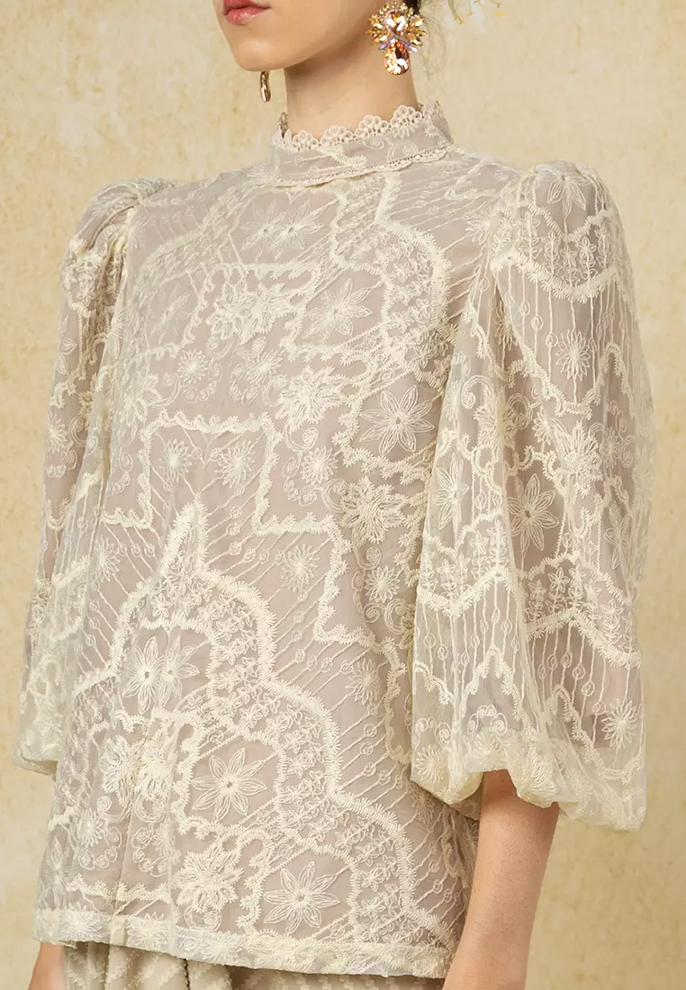 Asmara Kurung Kedah Lace Set