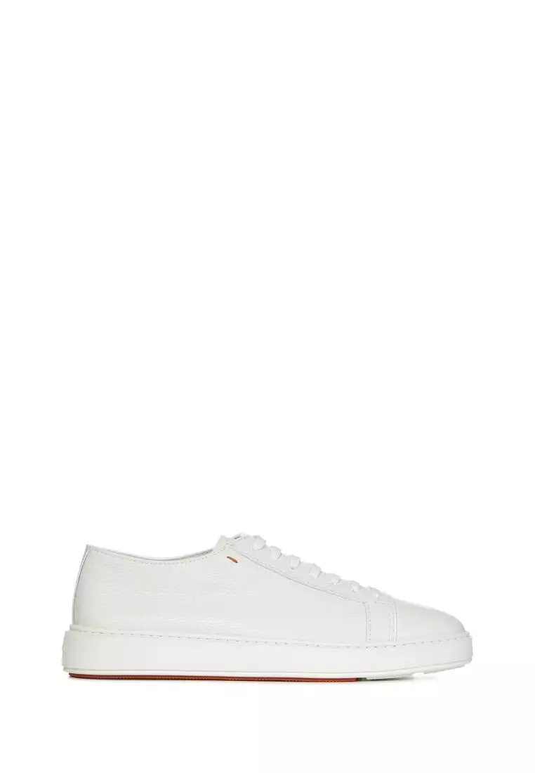 Buy Santoni SANTONI - Santoni Sneakers White - White Online | ZALORA ...
