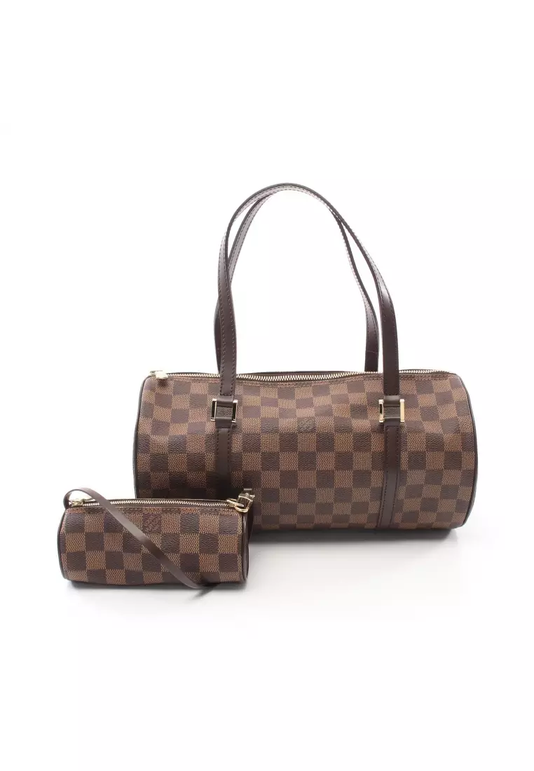 Brown Louis Vuitton Damier Ebene Papillon Bag
