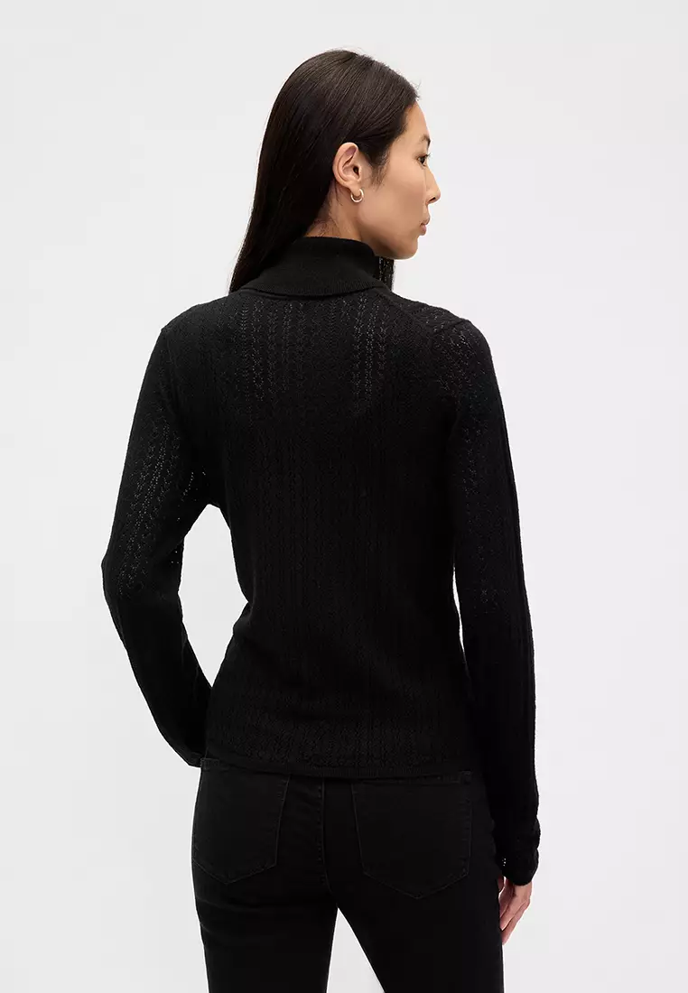 Buy GAP Brooklyn Pointelle Turtleneck Top Online | ZALORA Malaysia