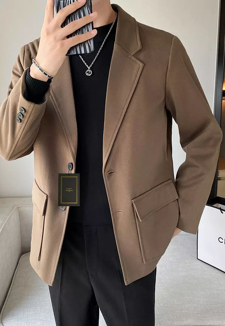 Woolen blazer store for men