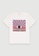 MAJE white and pink and blue Silkscreen Printed T-Shirt 78B7EAAAC224B3GS_6