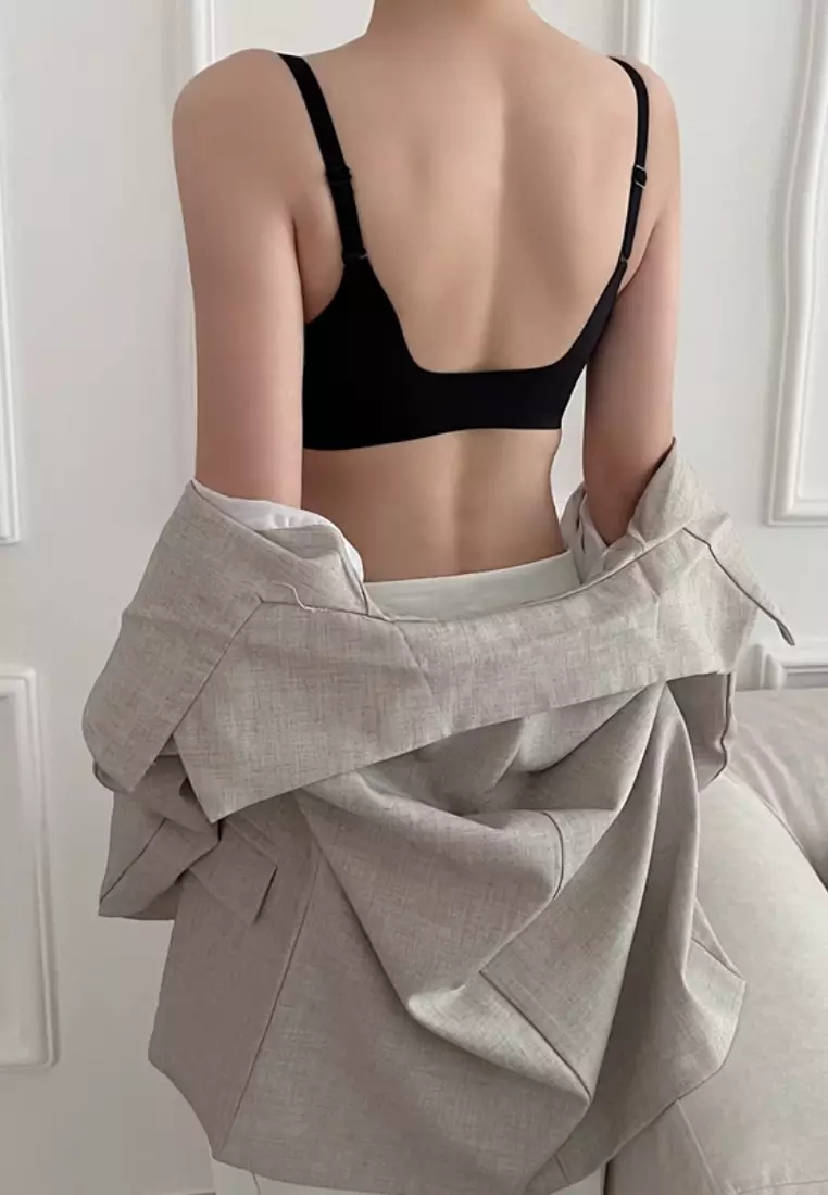 Premium Miley Double Push Up Bra in Black