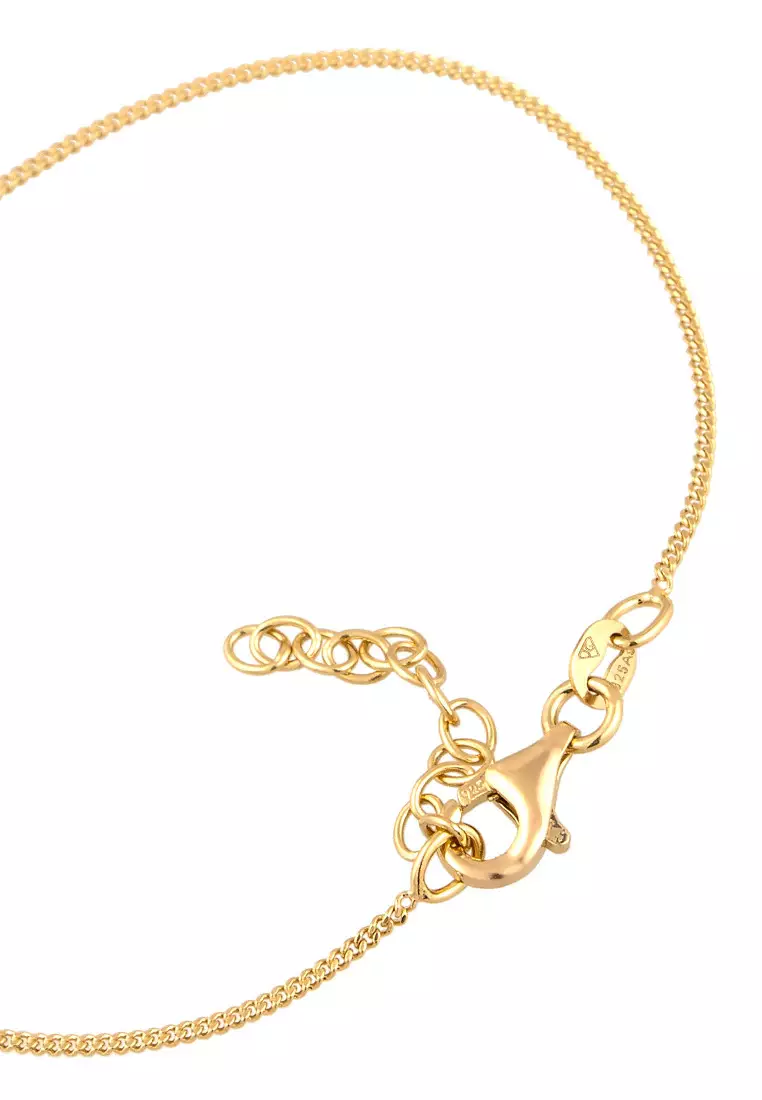 Gelang Perhiasan Perak 925 Wanita Elegant Rose Gold Plated Embellished with Crystal by Swarovski®