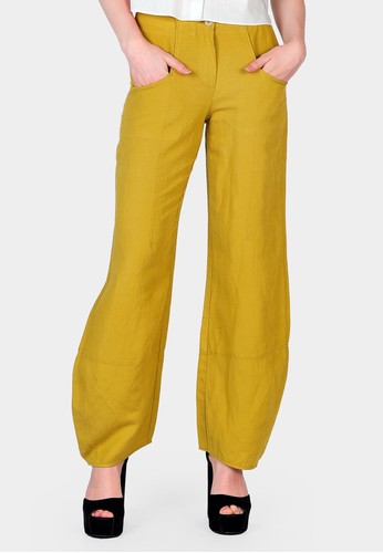 SJO's Verona Dark Yellow Women's Pants
