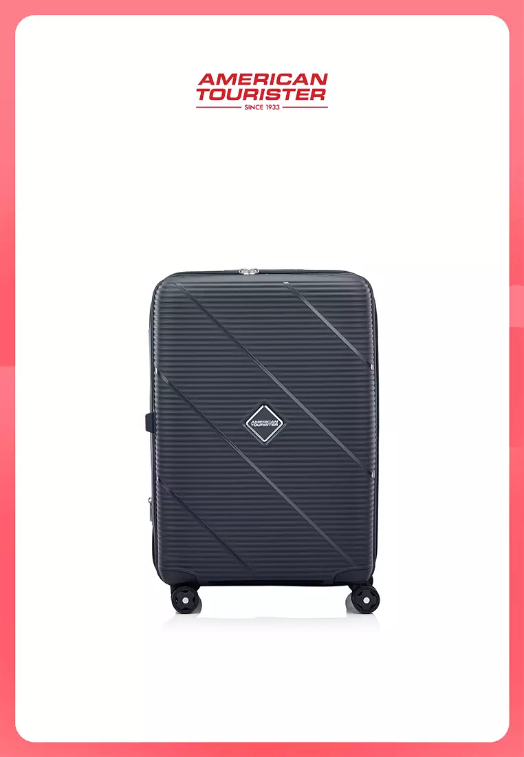 American Tourister Ezylif Spinner Medium 24 Inch Tsa Exp - Black