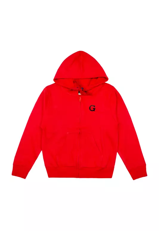 Boys Hooded Jacket with Pocket and Zipper
