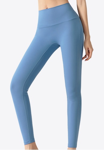 FOREST blue (1 PC) Forest Ladies Nylon Spandex Sports Long Pants Selected Colours - FPD0001S EBC5DAA3FB1C2AGS_1