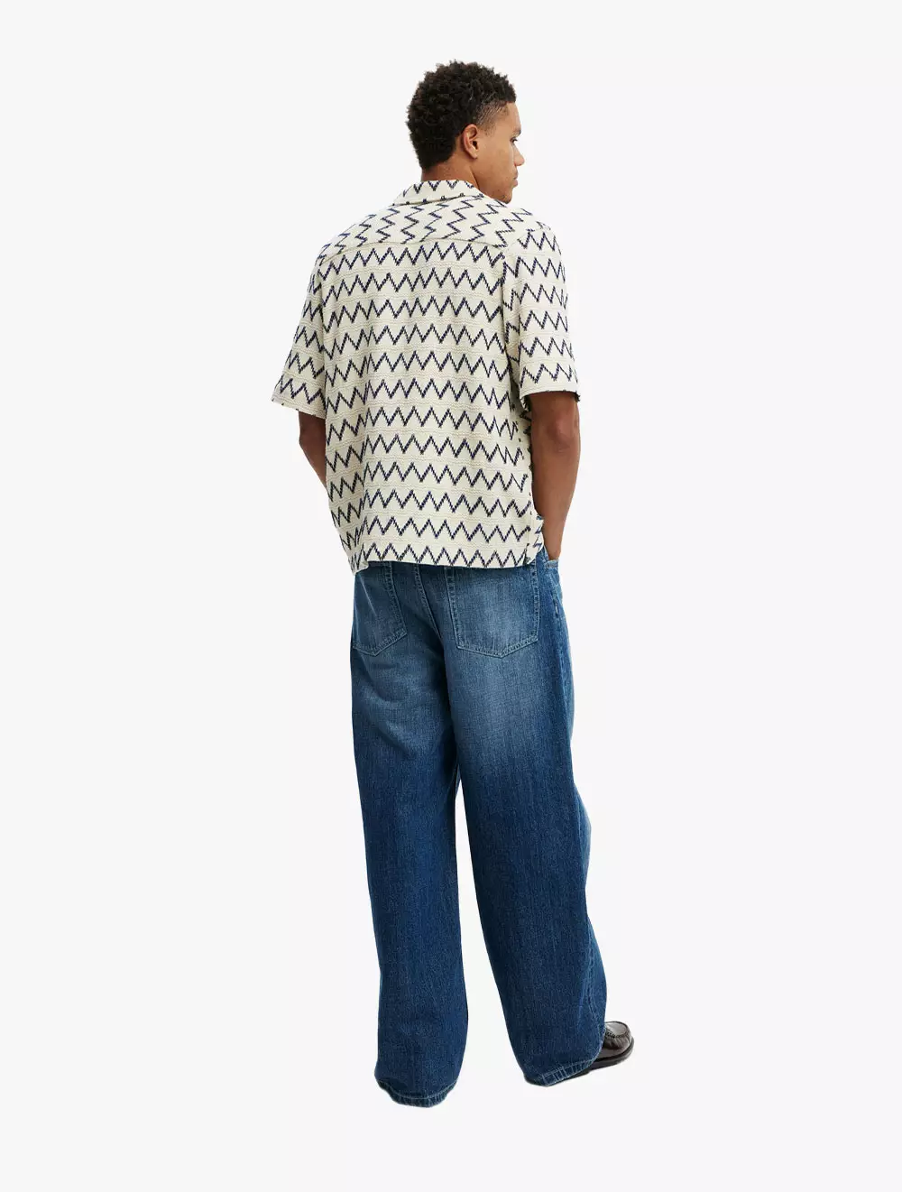 Cotton On -  Pakaian Pria  - Super Baggy Jean - Riverside Blue