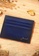Crudo Leather Craft blue Sen'zaltro Credit Card Holder - Vintage Blue FCD29AC3A577B7GS_5