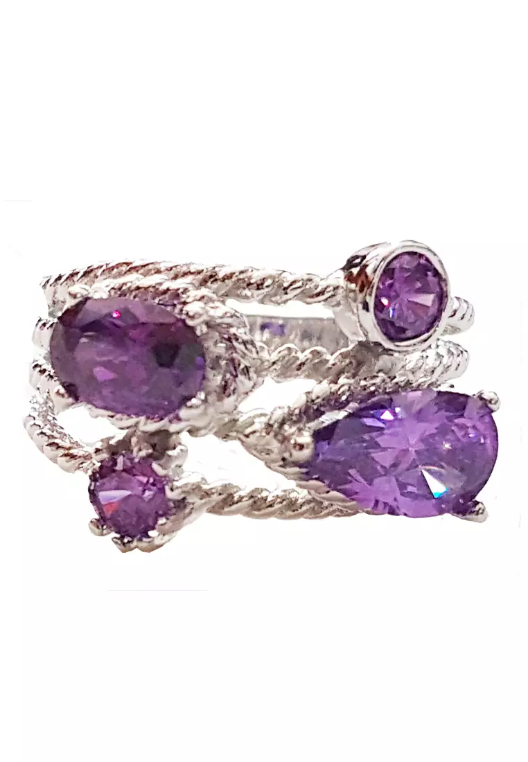 Gemmilious Purple Ring