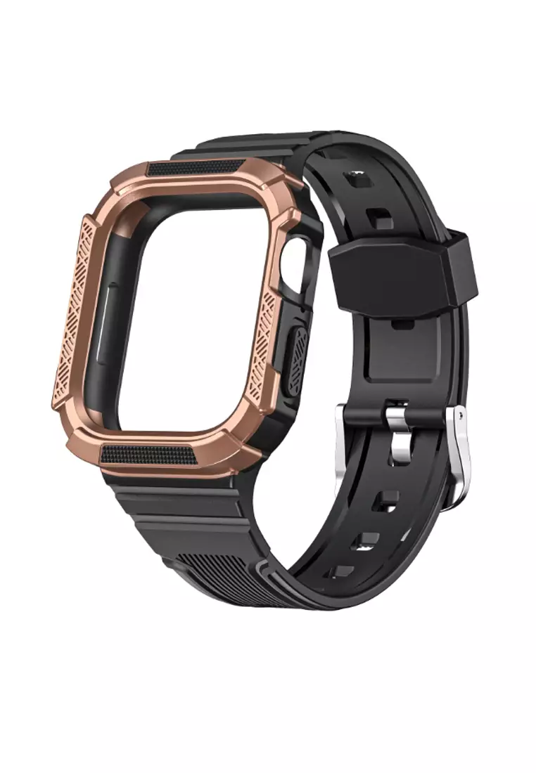 Gold apple watch sale 4 with black band