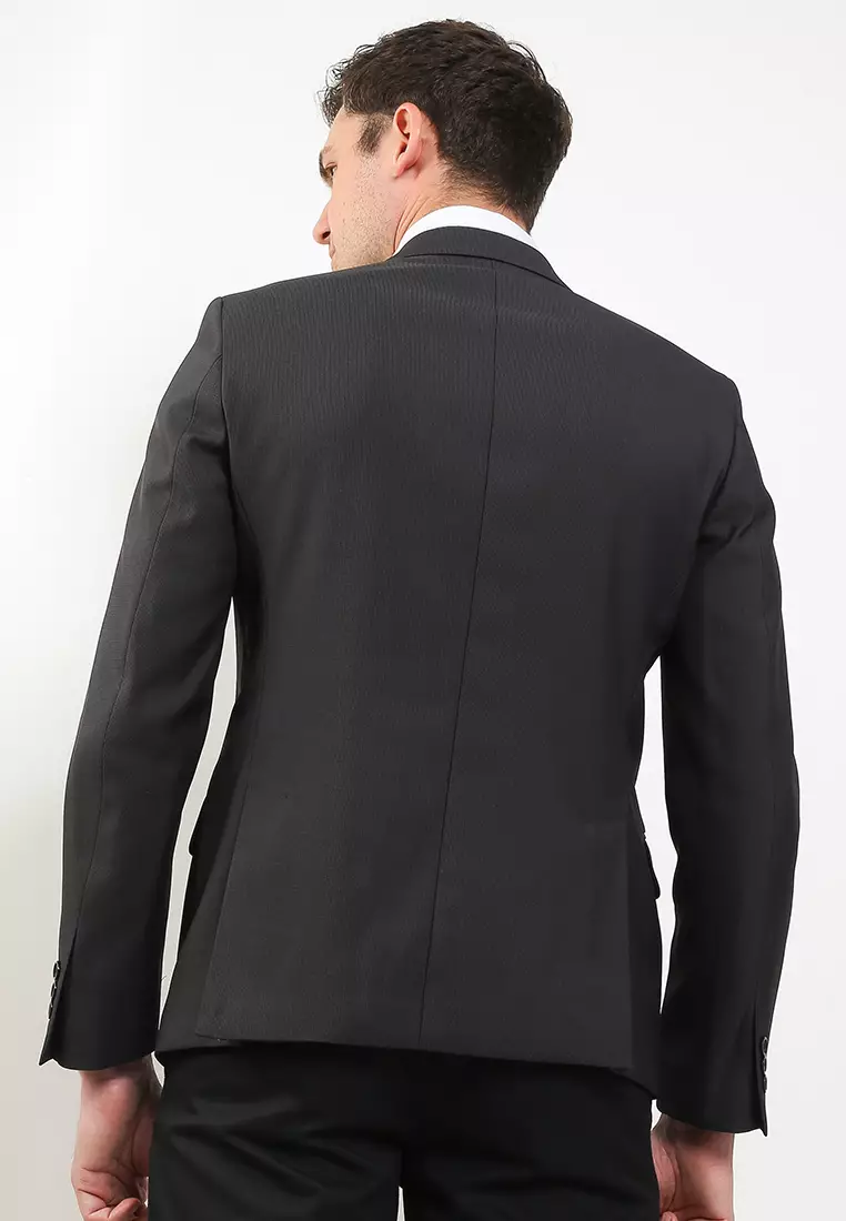 Office Wear Blazer - Notch Lapel, 1 Button