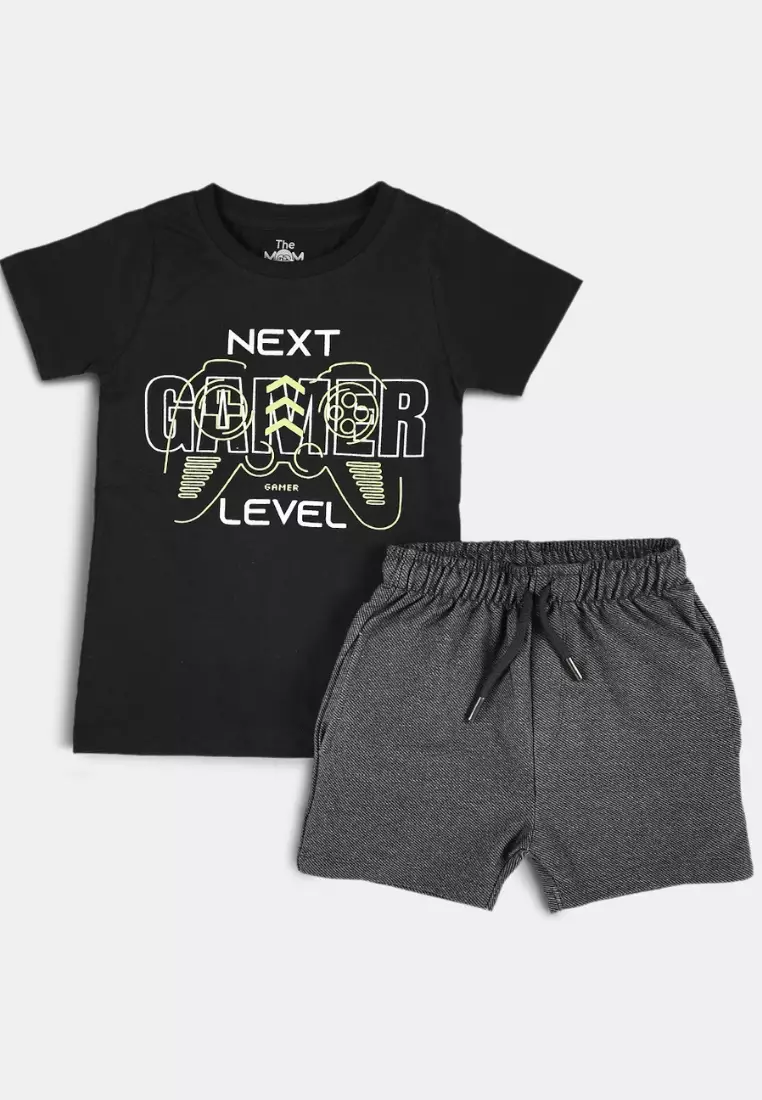Gamer Boys T-Shirt And Shorts Set