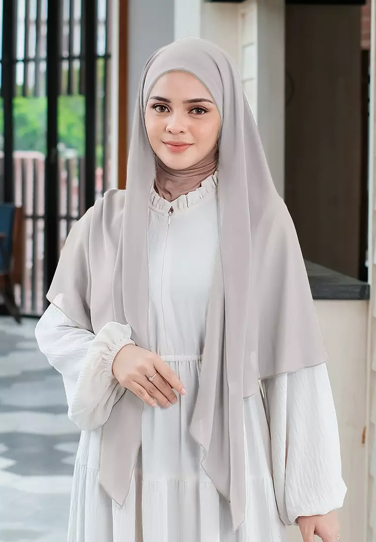HIJAB INSTAN PAULA - GREY
