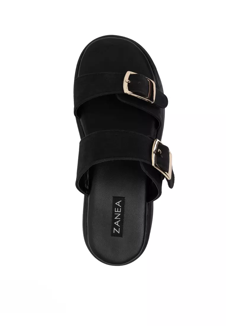Soleil Flat Slip-on (Black)
