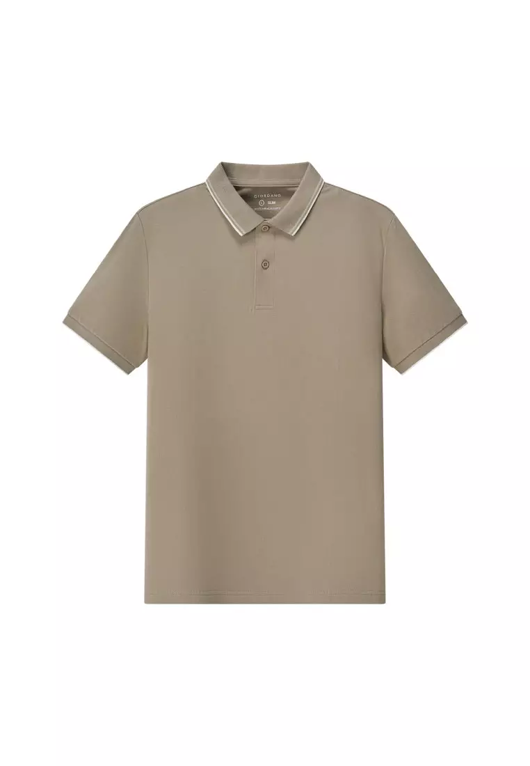 Men's Cotton Lycra Short Sleeve Slim Polo 01015018
