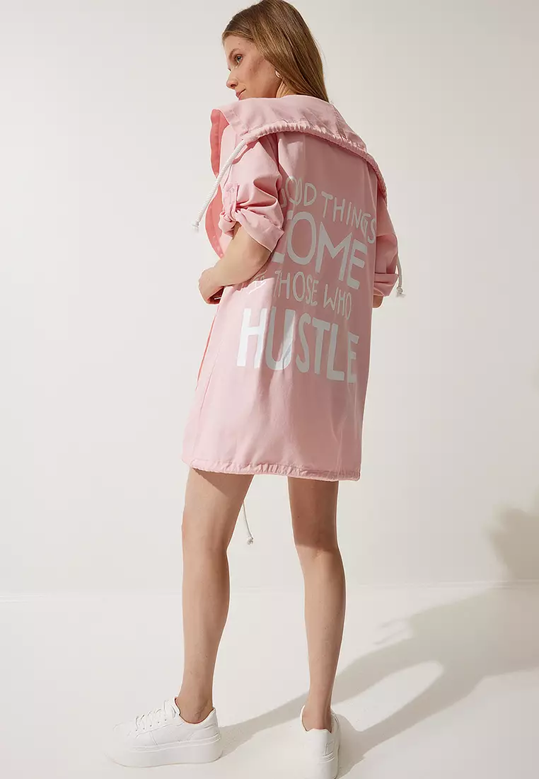 Text Printed Jacket