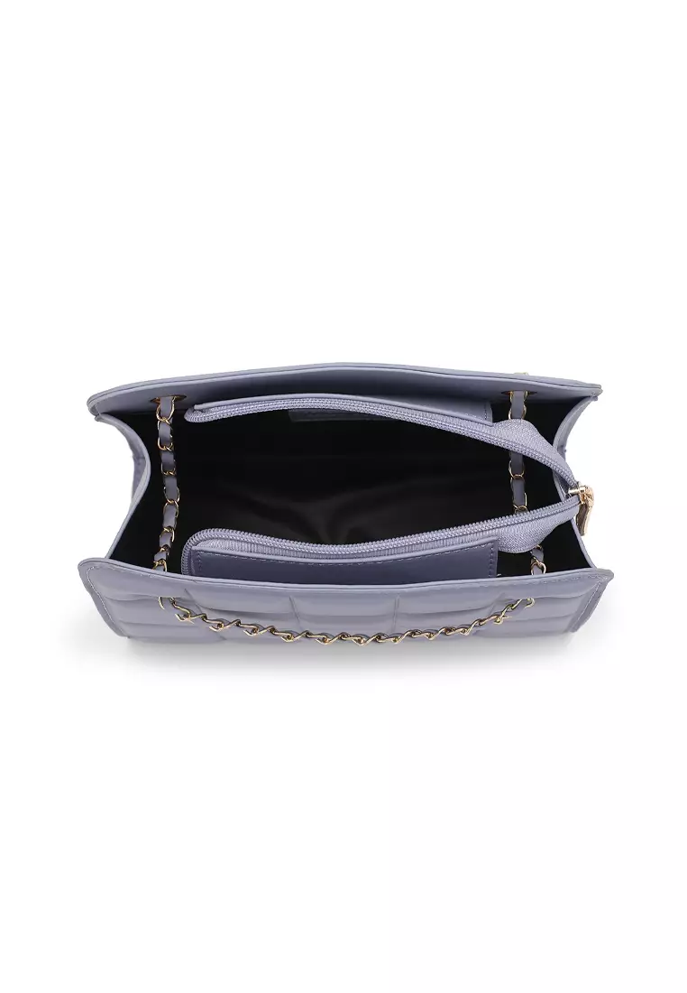 Women's Top Handle Bag / Sling Bag / Crossbody Bag - Purple