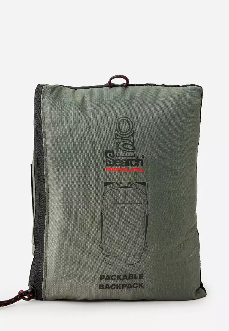 男士尋找可收納25L背包 17LMBA-深綠色加普特斯