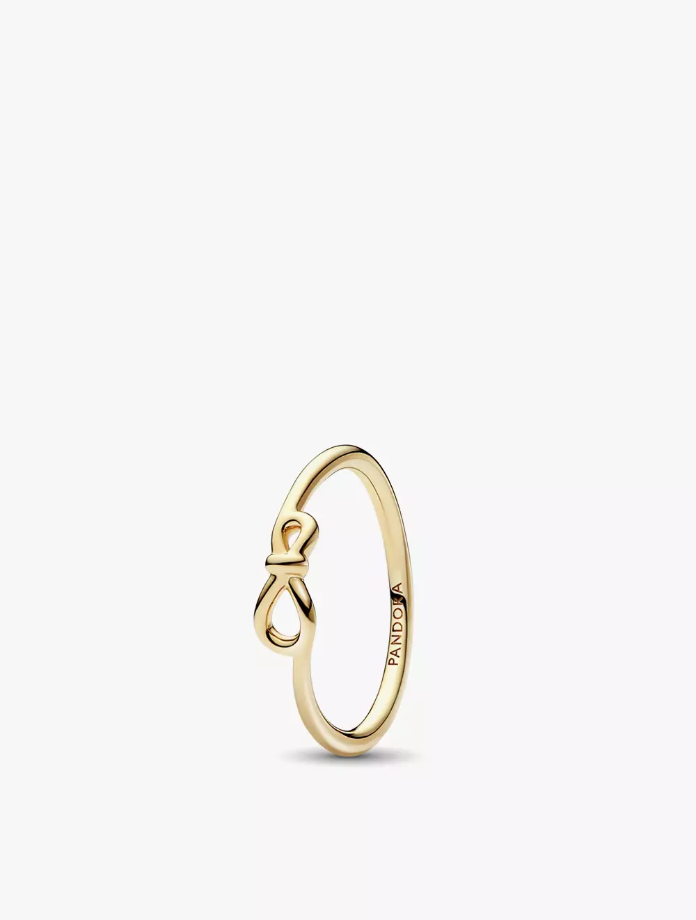 Infinity 14k gold-plated ring
