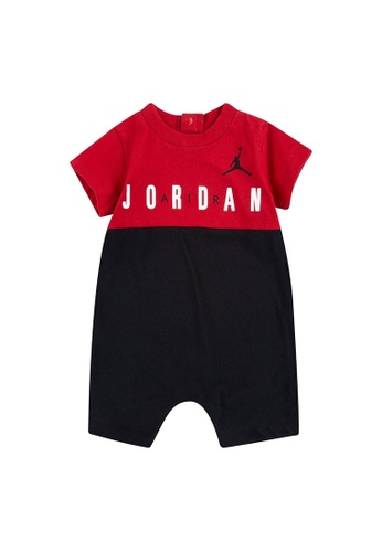 Jordan black Jordan Unisex Newborn's Jumpman Big Block Romper (0 - 9 Months) - Black CFF4BKA64247E1GS_1
