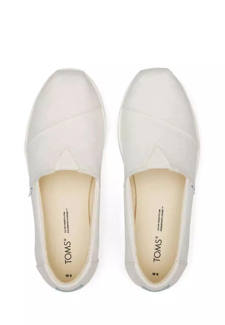 Buy TOMS Espadrille Alpargata Midform Women White Canvas 2024