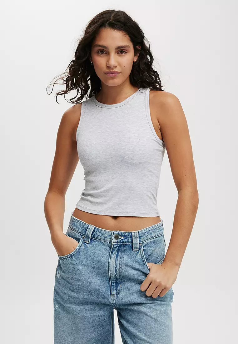 Staple Rib Built In Bra Tank