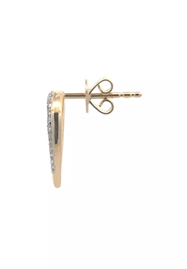 14K Versa Diamond Earrings  DE-1968