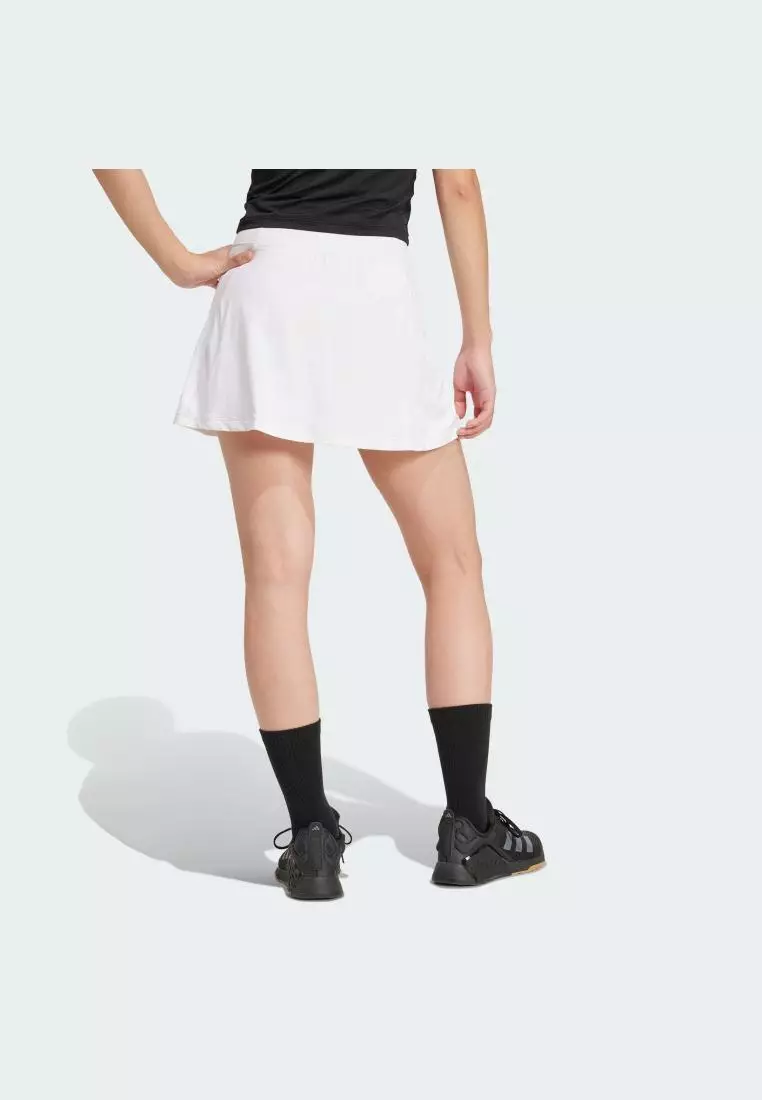 Gym & Training & Tennis & Padel Tennis Optimé Skort With Integrated Bike Shorts Women White JY2113
