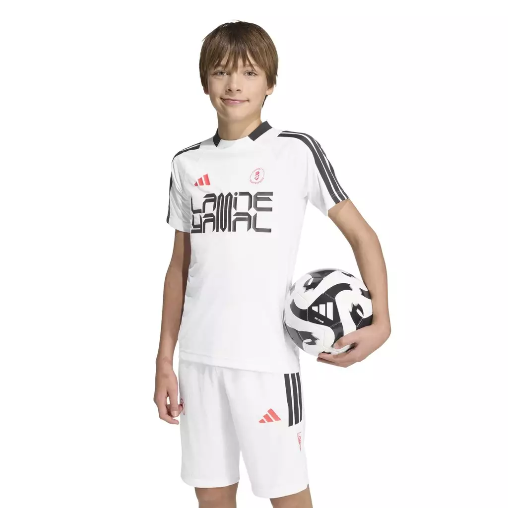ADIDAS Lamine Yamal Training Tee Y KD6433 - Jersey Anak (Putih)