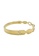 Her Jewellery gold Anneliese Bangle (Yellow Gold) - Made with Premium Japan Imported Titanium with 18K Gold plated 1BCD4AC0466BFBGS_3