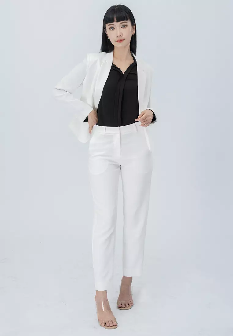 Blazer Open Button With Long Sleeve