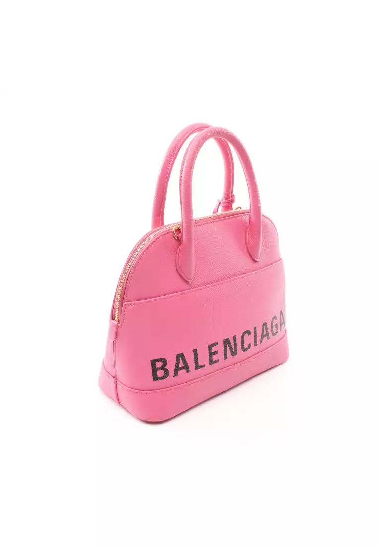Pink balenciaga shop ville bag