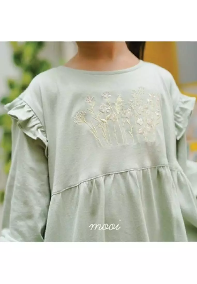 Mooi Dress Anak Gamis Anak Perempuan Raya Collection Madinah Gamis - Rosewood