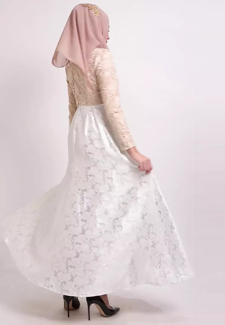 Bibiq Gamis Jacquard Brokat